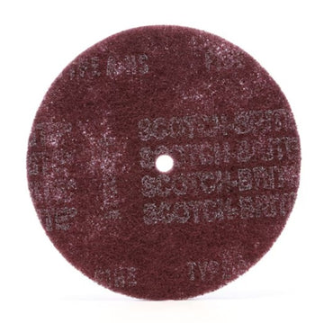 3M 27745 Scotch-Brite High Strength Disc, 6 in x 1/2 in, A MED, 10/Pac, 40 ea/Case