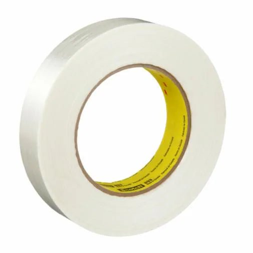 3M Scotch Filament Tape 893, Clear, 24 mm x 55 m, 6 mil, 36 Roll/Case - 51131069398 - WesTorque
