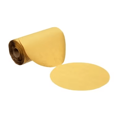 3M Stikit Gold Film Disc Roll 255L, P400, 5 in x NH, Die 500X, 125 Discs/Roll - 7010361557 - WesTorque
