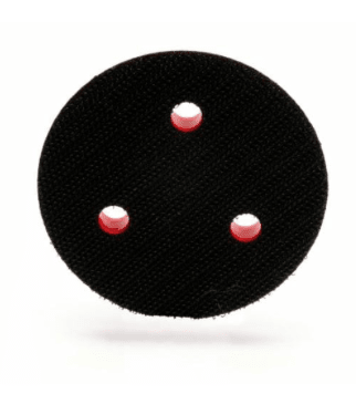 3M Xtract Low Profile Back-up Pad, 20350, 3 in x 1/2 in x 1/4 in-20 External, 3 Holes, Red Foam3M Xtract™ Low Profile Back-up Pad, 20350, 3 in x 1/2 in x 1/4 in-20 External, 3 Holes, Red Foam - WesTorque
