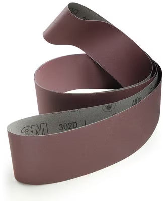 3M Cloth Belt 341D, P180 X-weight, 4 in x 36 in, Film-lok, Single-flex,
10/Carton, 50 ea/Case