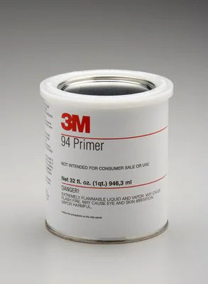 3M 23929 Tape Primer 94, Light Yellow, 1 Quart Can, 12 per case