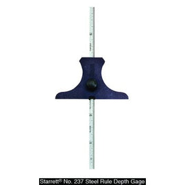 Starrett 237M Rule Depth Gage- 0-150mm- mm/1/2mm 51081