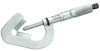 Starrett T483XRL-1 V-Anvil Micrometer- .093-1"- .0001" Grad 52491