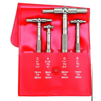 Starrett S579GZ Telescoping Gage Set (4) A-B-C-D In Case 52616