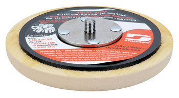 Dynabrade 57792 5" (127 mm) Dia. Non-Vacuum Disc Pad, Hook-Face, Medium Nap