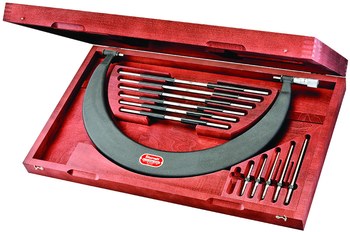 Starrett 724MLZ-450 Outside Micrometer- Tube- 300-450mm 64318