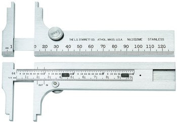 Starrett 1025ME-130 Pocket Slide Caliper- 130mm 65860