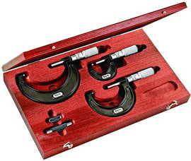 Starrett ST436.1AXFLZ Outside Micrometer Set- 0-3"- .0001" Grads 68038