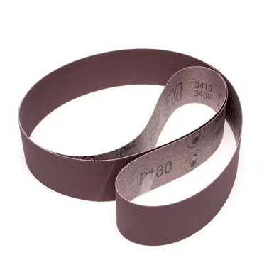 3M Cloth Belt 341D, 50 X-weight, 2-1/2 in x 60 in, Film-lok, Single-flex - 7010361743