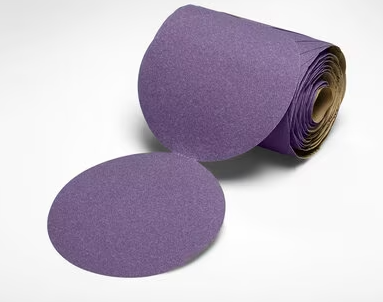 3M Cubitron II Stikit Film Disc Roll 775L, 180+, 5 in x NH, Die 500X, 100 Discs/Roll - 7100067208