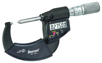 Starrett 760.1MEFL Micrometer - Screw Thread (Metric) 72811