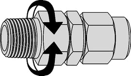 Cejn 19-958-1292     Adapter - 8mm x 12 mm (Stream-Line) x 1/4" Swivel Male NPT Price Per 10