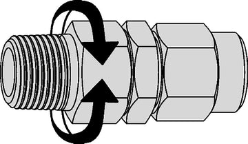 Cejn 19-958-1292     Adapter - 8mm x 12 mm (Stream-Line) x 1/4" Swivel Male NPT Price Per 10