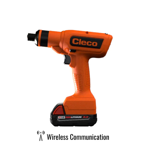 Cleco CLBPW04Q-NA | CellClutch | Wireless Communication | Shut-Off Clutch | Cordless Pistol Screwdriver