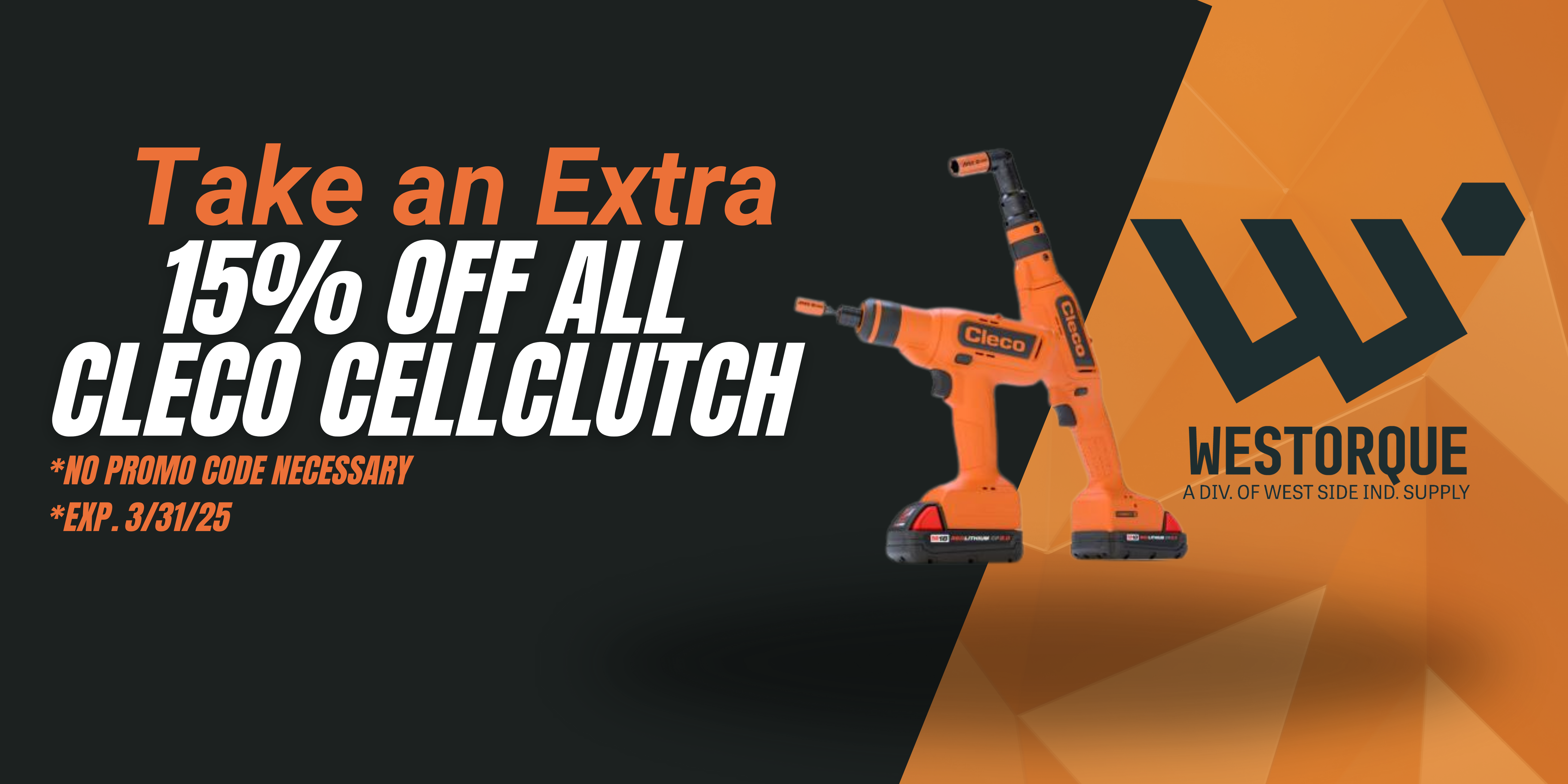 Cleco cellclutch promo banner wt 2