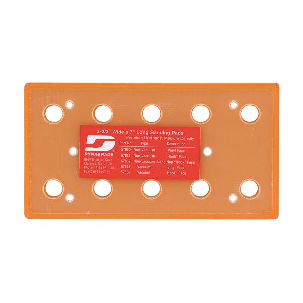 Dynabrade 57855 3-2/3" (93 mm) W x 7" (178 mm) L Vacuum Dynabug Disc Pad, Vinyl-Face
