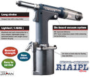 Lobster R1A1PL Pneumatic Riveter with Vacuum Mandrel Collection-2