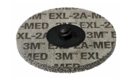 3M 17186 Scotch-Brite Roloc EXL Unitized Wheel, XL-UR, 2A Medium, TR, 3 in
