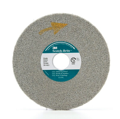 3M 13617 SB EXL Deburring Convolute Wheel XL-WL 8A Med 6 in x 1 in x 1 in 48011136172