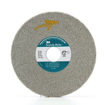 3M 13617 SB EXL Deburring Convolute Wheel XL-WL 8A Med 6 in x 1 in x 1 in 48011136172