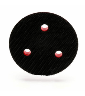 3M Xtract Low Profile Back-up Pad, 20350, 3 in x 1/2 in x 1/4 in-20 External, 3 Holes, Red Foam3M Xtract™ Low Profile Back-up Pad, 20350, 3 in x 1/2 in x 1/4 in-20 External, 3 Holes, Red Foam
