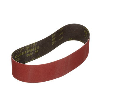 3M Cubitron II Cloth Belt 984F, 36+ YF-weight, 4 in x 60 in, Film-lok, Single-flex - 7010513030