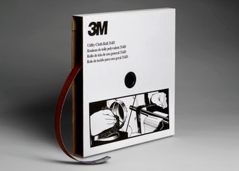 3M 19794 Utility Cloth Roll 314D, P50 X-weight, 1 in x 50 yd