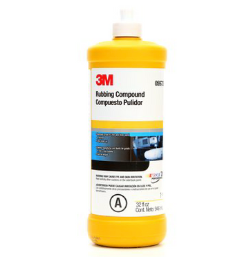 3M Rubbing Compound, 05973, 1 qt (32 fl oz/946 mL)