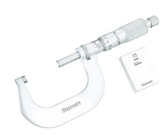Starrett V230MXRL Micrometer- Outside 0-25mm 56017