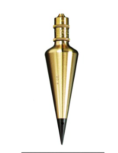 Starrett PBB-16 Plumb Bob- Solid Brass- 16Oz. 36271
