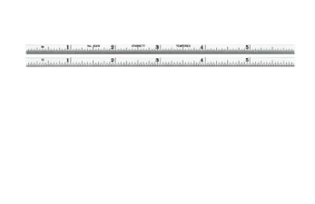 Starrett 610N-6 Narrow Steel Rule- Spring-Tempered- 6"- #10 Grads 52694
