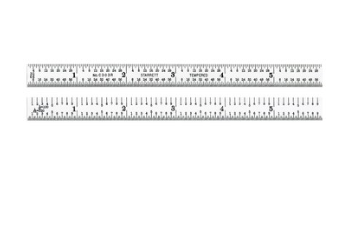 Starrett C303R-6 Steel Rule- Full Flexible- 6"- 3R Grads 51334