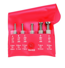 Starrett S830FZ Small Hole Gage- Set Of 5- 830A-B-C-D-E 53081