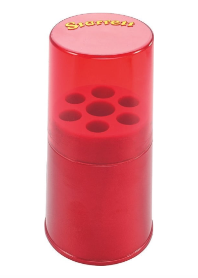 Starrett S264RWBZZ Round Plastic Case 2 5/8"D X 6" H 55175