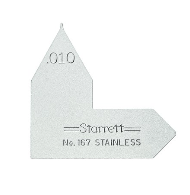 Starrett 167-010 Radius Gage- .010" 63434