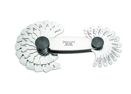 Starrett 159M Screw Pitch Gage- 22 Leaves 0.5-11.5 Tpi 50591