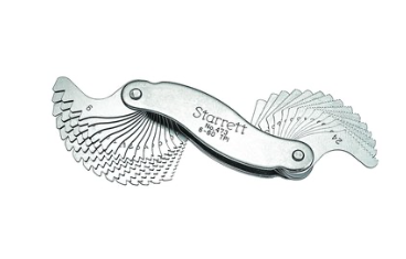Starrett 473 Screw Pitch Gage- 6-60 Tpi- 30 Leaves 52485