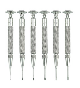 Starrett S555Z-6 Jewellers' Screw Drivers- Set Of 6 52564