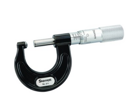 Starrett 211XP Outside Micrometer- Rounded Anvil-  0-1" 66428