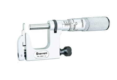 Starrett 220XFL-1 Micrometer- Multi-Anvil- 0-1" 50746
