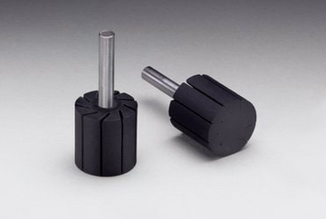 3M Rubber Slotted Expander Wheel 77717, 1 in x 1 in 1/4 Diameter Shank