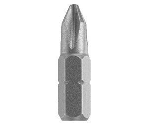 Bosch 27021 1" Phillips P2 1/4" Shank Standard Insert Bit (10 PER BOX) - WesTorque