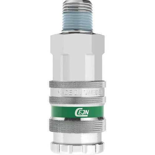Cejn 10-342-1452 Series 342 Breathing Air Coupling - Zinc-Plated Steel - 1/4" Male NPT Price Per 5 - WesTorque