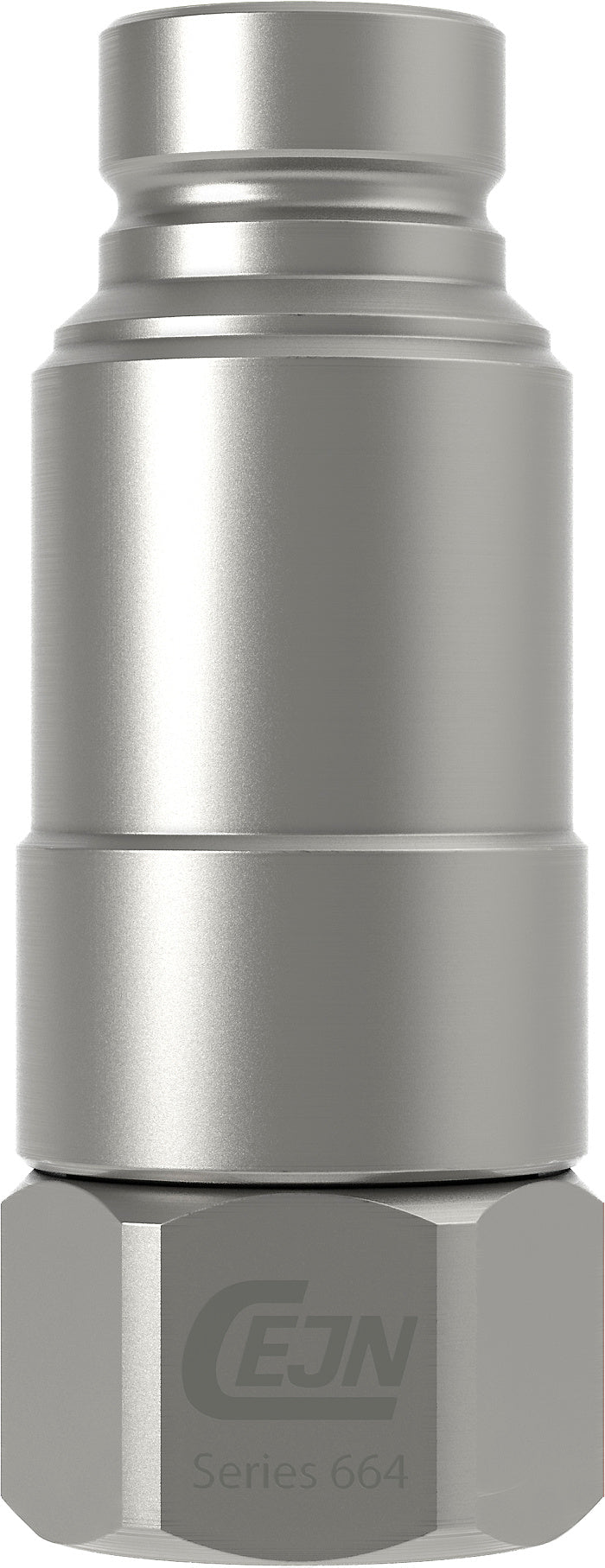 Cejn 10-664-6401 Flat Face Pressure Eliminator Nipple 5/8" Body Size 3/4" F NPT (ISO 16028) 5/bx - WesTorque