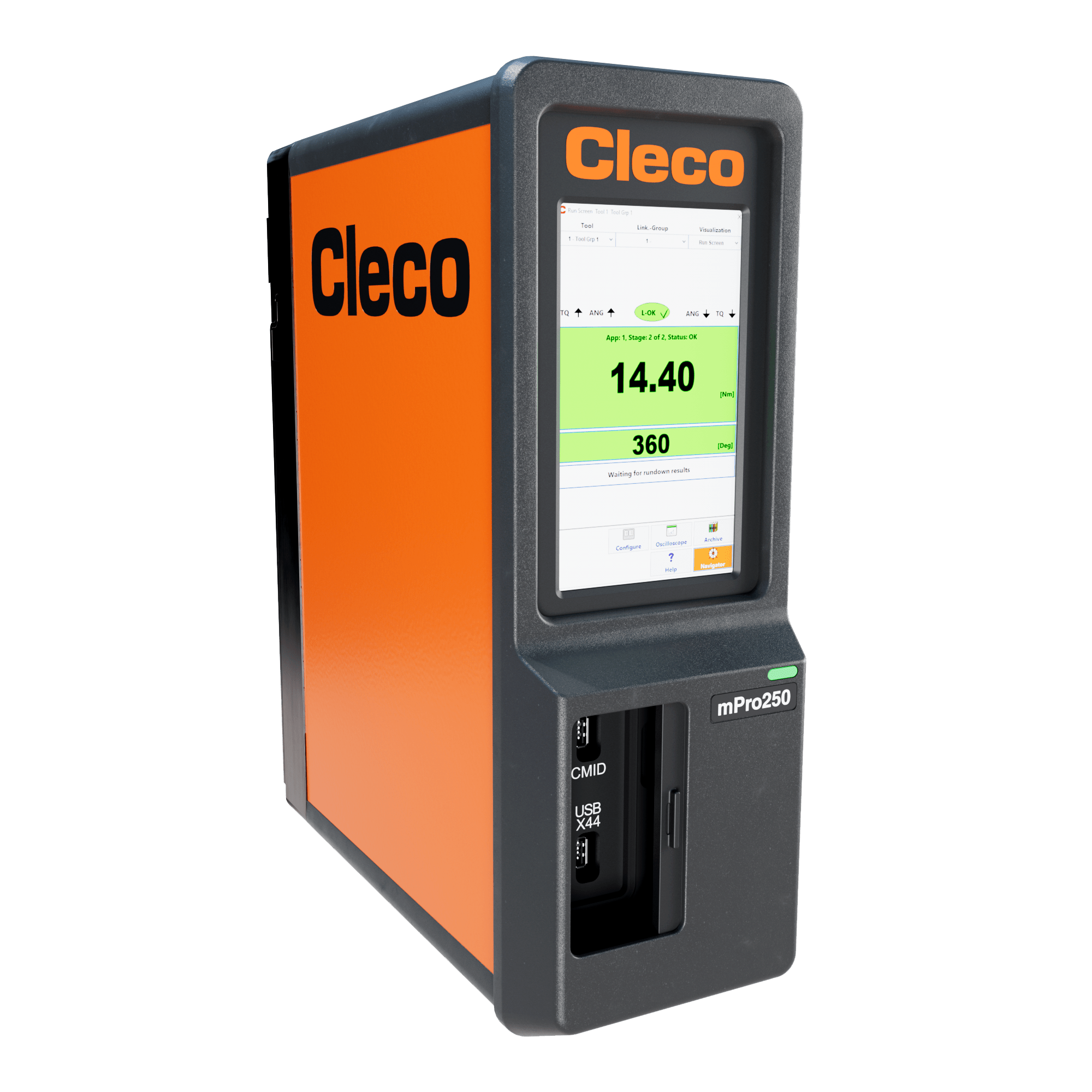 Cleco mPro250 - NA Cordless Controller - Power Cord, Software Bundle - WesTorque