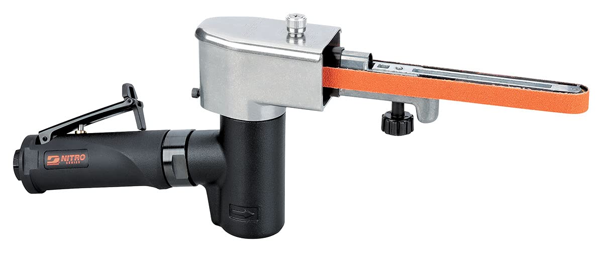 Dynabrade NF1A NitroFile Abrasive Belt Tool with 11287 Contact Arm