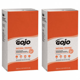 GOJO 7556 - 02 5000ml Refill White Natural Orange Citrus Scented Hand Cleaner 2/pk - WesTorque