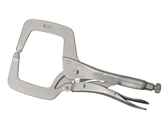 IRWIN Vise - Grips - 11" The Original Locking C - Clamp W/ Regular Tips - WesTorque