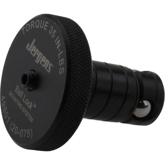 Jergens 49601 Modular Fixturing Shank: Ball Lock, 20 mm Shank Dia, Steel - WesTorque